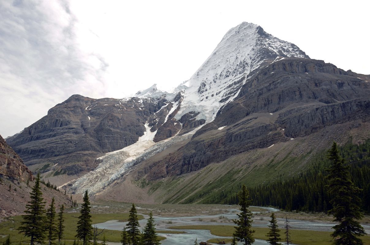 22 The Helmet, Mount Robson, Mist Glacier From Berg Lake Trail Between Berg Lake and Emperor Falls